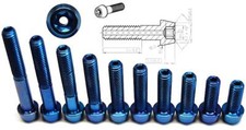 Viti IN Titanio Blu M6 X