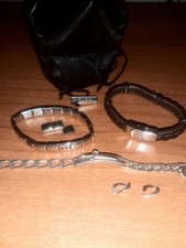 3 BRACCIALETTI UOMO PACIOTTI NOMINATION CUOIO