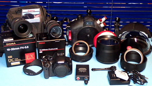 Set fotografico subacqueo