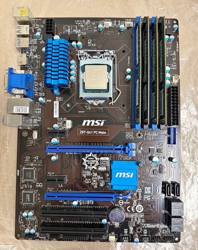 Msi z87 g41 cpu - ram, combo