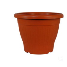 Vaso tondo terracotta - tondo,