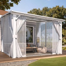 Wall Mounted Hardtop Gazebo
