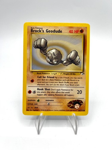 Carta pokemon brock geodude - carta, brock's