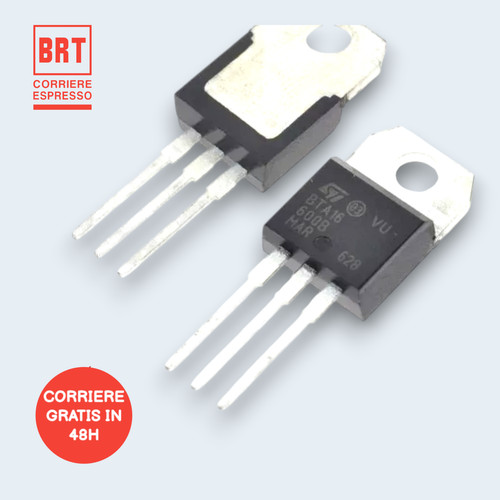 Pezzi bta16 600b triac - 5, bta16-600b