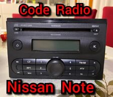 Code Codice Sblocco Autoradio Nissan Note 
