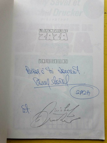 Zaza double dedicace - bd,