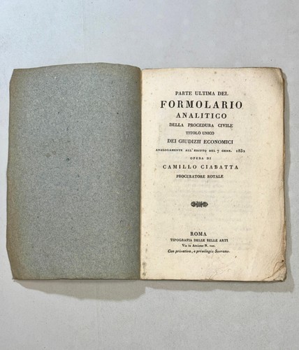 Libro antico formulario - libro,