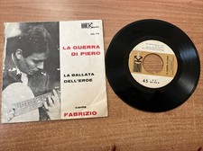 Vinile 45 Giri Fabrizio De