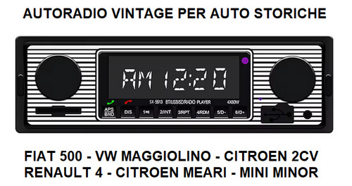 Autoradio vintage fiat - vintage, 500