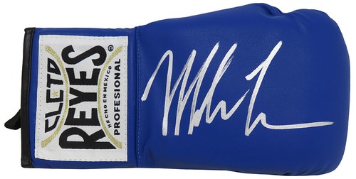 Guantone boxe blu firmato - guantone,