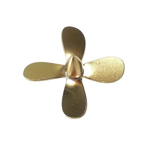 Elica ottone foro destra - ottone,
