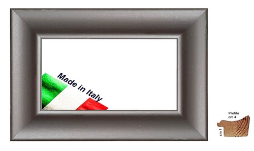 Cornice grigia opaca legno - cornice,