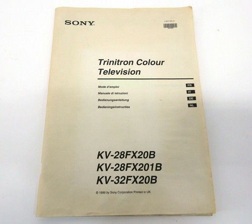 Manuale sony trinitron - manuale,