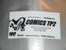 100 BUSTE WR "COMICS TP2" x