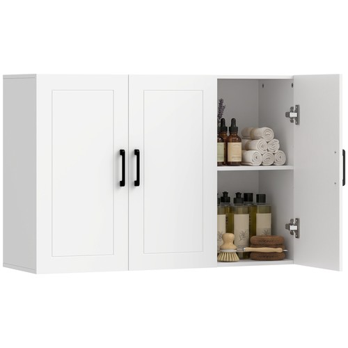 Homcom mobile bagno parete - mobile, da