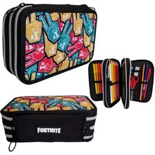 Comix Foam Fingers Fortnite Astuccio 3 Zip Con Penna Frixion 67651
