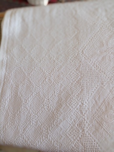 Copriletto vintage piquet - copriletto,