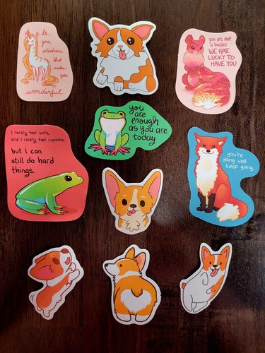 Stickers positive - x,
