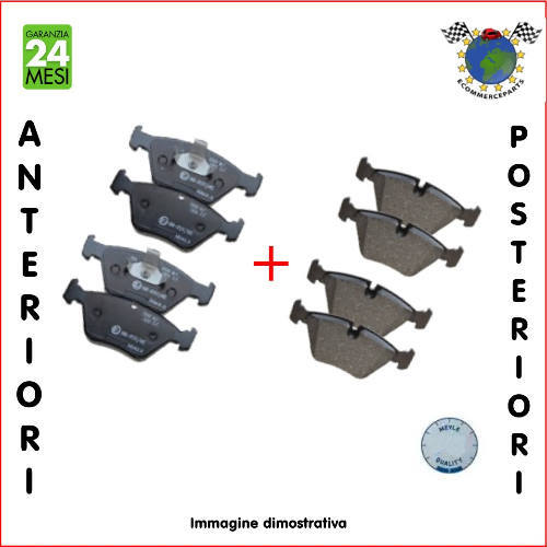 Kit pastiglie freno - pastiglie, ant+post