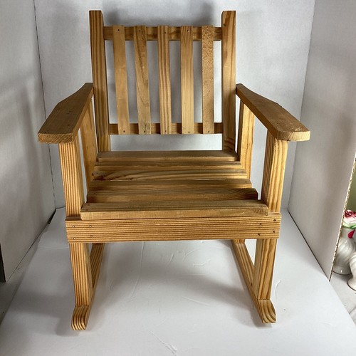 Sedia dondolo legno - a,