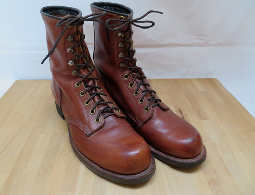 Stivali vintage rari red wing - red,
