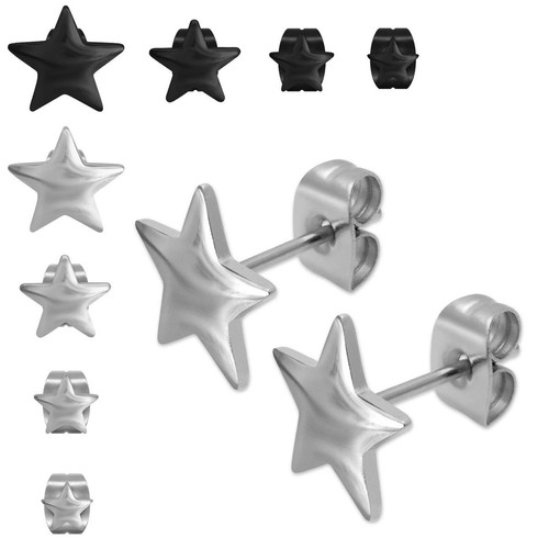 4er set orecchini - orecchini, stelle