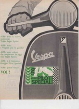 advertising Pubblicità SCOOTER PIAGGIO VESPA GPS 1967 " SUPER SPRINT" EPOCA