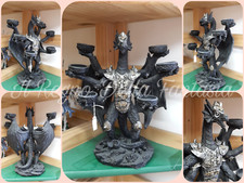 DRAGON DRAGONS DRAGO DRAKEN GOTICO GOTHIC A 6 BRACCIA PORTA CANDELA NO LES ALPES