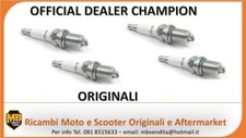 CANDELA CHAMPION RC8DMC PIAGGIO PORTER CC1300 16V 4 PEZZI ORIGINALI CHAMPION