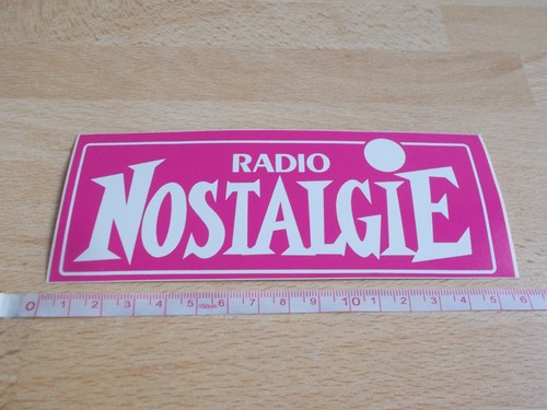 Adesivo radio nostalgia - adesivo,