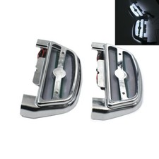 2x LED bianco Poggiapiedi