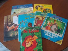  LIBRI  DISNEY IL RE LEONE -MALIPIERO FAVOLE - FIABE SONORE FABBRI.. CON DIFETTI