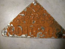 TARGA BOLLO DI CIRCOLAZIONE PER MOTORE AGRICOLO ( R2 )