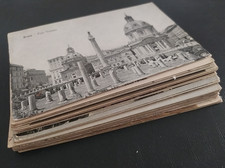 ROMA LOTTO 45 ANTICHE CARTOLINE STORICHE FORMATO PICCOLO B/N CITTA' MONUMENTI