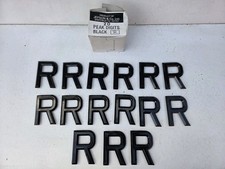 Targa Vintage Lettera R x15