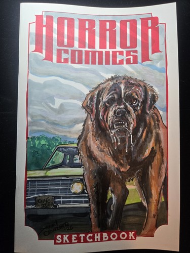 Horror comics sketchbook - horror,