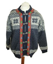 Maglione norvegese a maglia Norwool + Windstopper circa taglia L