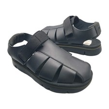 Camper Oruga sandali uomo neri pelle leggeri pescatore US 8 EU 41 NUOVI