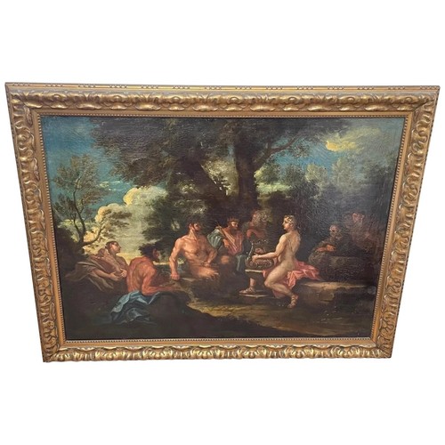 Dipinto barocco olio apollo - a,
