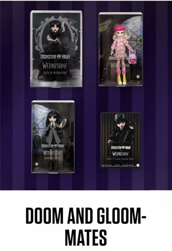 Monster high wednesday set - high, x