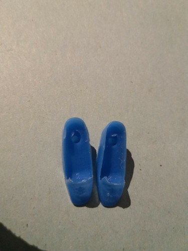 Scarpe vintage barbie blu - vintage,