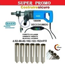 otto baier carotatrice a umido per fori ad acqua e a secco max 162- 200 BDB 825