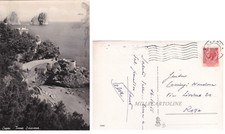 Capri torre saracena 1955 - capri:,