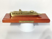 MODELLINO COSTA ROMANTICA CROCIERE VINTAGE MODEL SHIP COLLEZIONE NAVE (NO MSC)