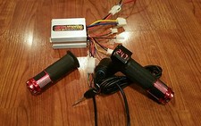 Controller 24V - 500 Watt e acceleratore digitale (motore spazzolato) scooter ebike