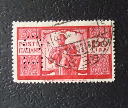 Perfin perforato 1946 - perfin-perforato,