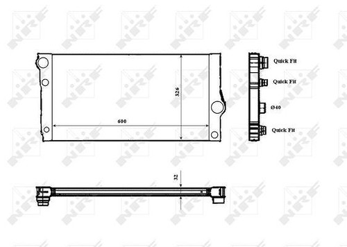 Radiatore nrf raffreddamento - radiatore, nrf,