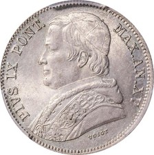 ITALY PAPAL STATES PIUS IX