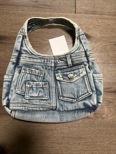 Zara borsa donna denim - zara,