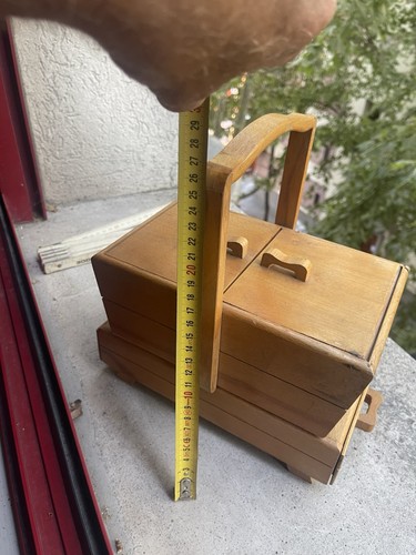 Cestino cucito legno - cestino, da